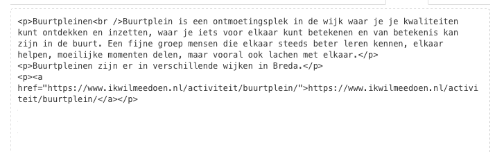Handleiding copy paste als platte tekst